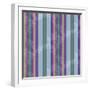 Scroll Stripe Periwinkle-Bill Jackson-Framed Giclee Print