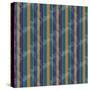 Scroll Stripe Teal-Bill Jackson-Stretched Canvas