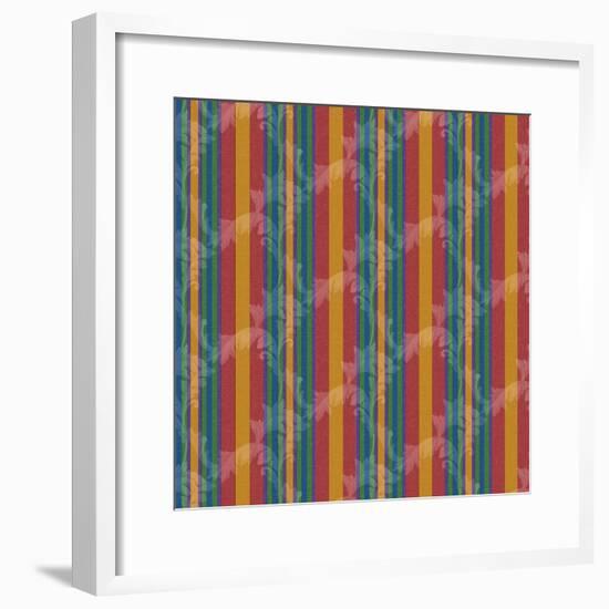 Scroll Stripe-Bill Jackson-Framed Giclee Print