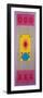 Scroll with Series of Family Crests (Kamon) Embroidered by Hand-null-Framed Giclee Print