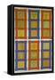 Scroll with Series of Kamon-null-Framed Stretched Canvas