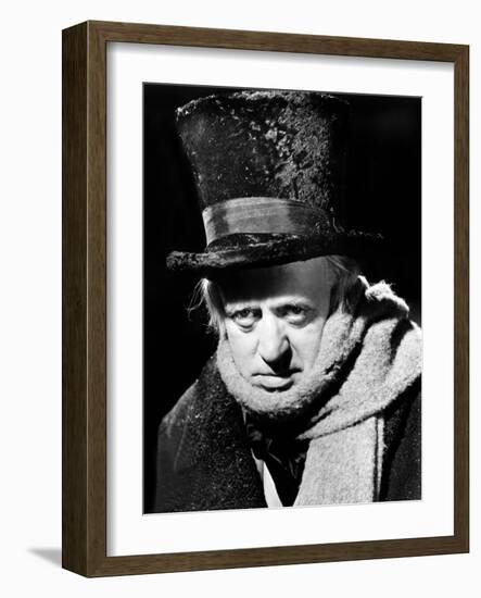 Scrooge, (AKA a Christmas Carol), Alastair Sim, 1951-null-Framed Photo