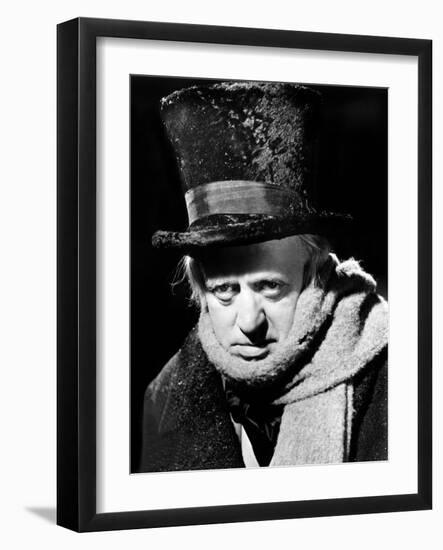 Scrooge, (AKA a Christmas Carol), Alastair Sim, 1951-null-Framed Photo