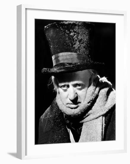 Scrooge, (AKA a Christmas Carol), Alastair Sim, 1951-null-Framed Photo