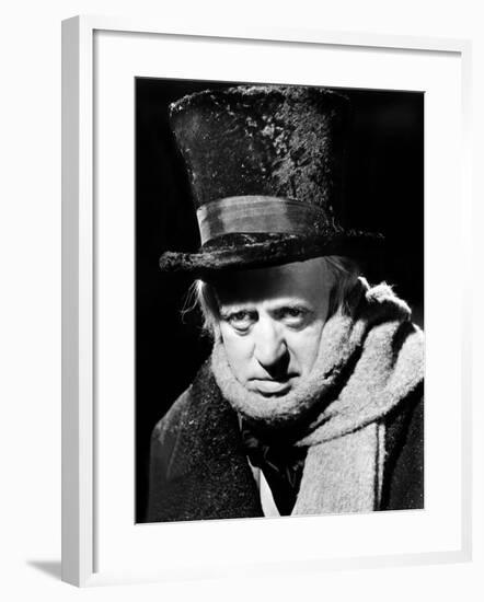 Scrooge, (AKA a Christmas Carol), Alastair Sim, 1951-null-Framed Photo