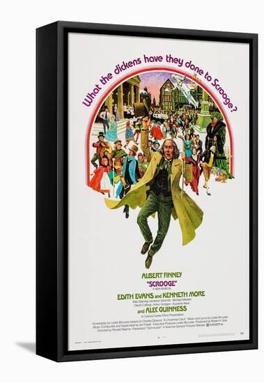 Scrooge, Albert Finney, 1970-null-Framed Stretched Canvas