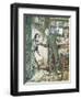 Scrooge and Bob Cratchit, from Dickens' 'A Christmas Carol'-Arthur Rackham-Framed Giclee Print