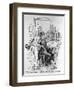 Scrooge Scorns His Nephew's Enthusiasm for Christmas, Saying "Bah! Humbug!"-null-Framed Art Print