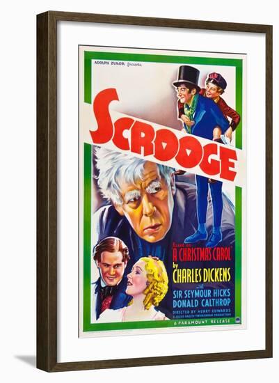 Scrooge-null-Framed Art Print