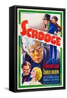 Scrooge-null-Framed Stretched Canvas