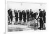 Scrubbing the Deck on Board HMS 'Nelson, 1937-null-Framed Giclee Print