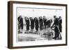 Scrubbing the Deck on Board HMS 'Nelson, 1937-null-Framed Giclee Print