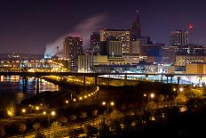 Minneapolis Minnesota at Night-Scruggelgreen-Photographic Print