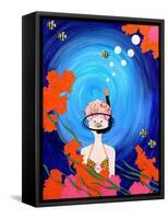 Scuba Diva, 2008-Jenny Barnard-Framed Stretched Canvas