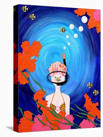 Scuba Diva, 2008-Jenny Barnard-Stretched Canvas