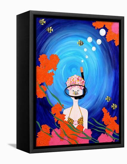 Scuba Diva, 2008-Jenny Barnard-Framed Stretched Canvas