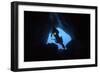 Scuba Divers Explore a Cave Near the Island of Sulawesi, Indonesia-Stocktrek Images-Framed Photographic Print