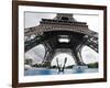 Scuba Diving under the Eiffel Tower, Paris, France-Michael Sawyer-Framed Photographic Print