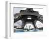 Scuba Diving under the Eiffel Tower, Paris, France-Michael Sawyer-Framed Photographic Print