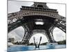 Scuba Diving under the Eiffel Tower, Paris, France-Michael Sawyer-Mounted Photographic Print