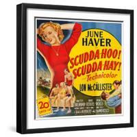 Scudda Hoo! Scudda Hay!, Left: June Haver, 1948-null-Framed Art Print