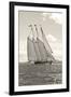 Scudding Schooner-Ben Wood-Framed Giclee Print