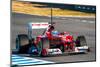 Scuderia Ferrari F1, Fernando Alonso, 2012-viledevil-Mounted Premium Photographic Print