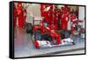 Scuderia Ferrari F1, Fernando Alonso, 2012-viledevil-Framed Stretched Canvas