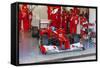 Scuderia Ferrari F1, Fernando Alonso, 2012-viledevil-Framed Stretched Canvas