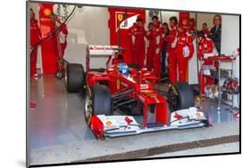 Scuderia Ferrari F1, Fernando Alonso, 2012-viledevil-Mounted Photographic Print