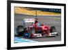 Scuderia Ferrari F1, Fernando Alonso, 2012-viledevil-Framed Photographic Print