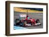 Scuderia Ferrari F1, Fernando Alonso, 2012-viledevil-Framed Photographic Print