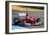 Scuderia Ferrari F1, Fernando Alonso, 2012-viledevil-Framed Photographic Print