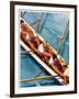 "Scullers,"June 25, 1938-Michael Dolas-Framed Giclee Print