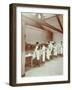 Scullery Practice, Sailors Home School of Nautical Cookery, London, 1907-null-Framed Photographic Print