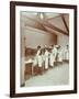 Scullery Practice, Sailors Home School of Nautical Cookery, London, 1907-null-Framed Photographic Print