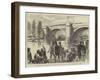 Sculling-Match on the Thames for the Championship of the World, the Race at Barnes Railway-Bridge-null-Framed Giclee Print