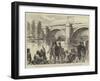 Sculling-Match on the Thames for the Championship of the World, the Race at Barnes Railway-Bridge-null-Framed Giclee Print