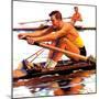"Sculling Race,"August 15, 1936-Maurice Bower-Mounted Giclee Print