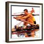 "Sculling Race,"August 15, 1936-Maurice Bower-Framed Giclee Print