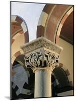 Sculpted Capital from St. Michael, Hildesheim, Four Angels, Evangelist-null-Mounted Giclee Print