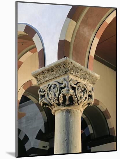 Sculpted Capital from St. Michael, Hildesheim, Four Angels, Evangelist-null-Mounted Giclee Print