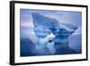 Sculpted Iceberg, Spitsbergen, Svalbard Archipelago, Norway, Scandinavia, Europe-Geoff Renner-Framed Photographic Print