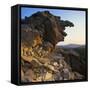 Sculpted Rock Formation, Sardinia-John Miller-Framed Stretched Canvas