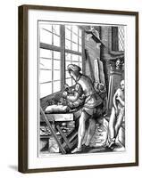 Sculptor, 16th Century-Jost Amman-Framed Giclee Print