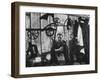 Sculptor Edwardo Paolozzi Posing in His Studio-null-Framed Photographic Print