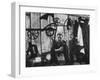 Sculptor Edwardo Paolozzi Posing in His Studio-null-Framed Photographic Print