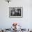 Sculptor Edwardo Paolozzi Posing in His Studio-null-Framed Photographic Print displayed on a wall