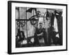 Sculptor Edwardo Paolozzi Posing in His Studio-null-Framed Photographic Print