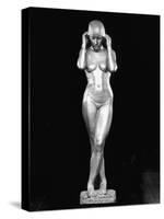 Sculptor Gerhard Marcks's Carving of a Girl Swimmer-null-Stretched Canvas